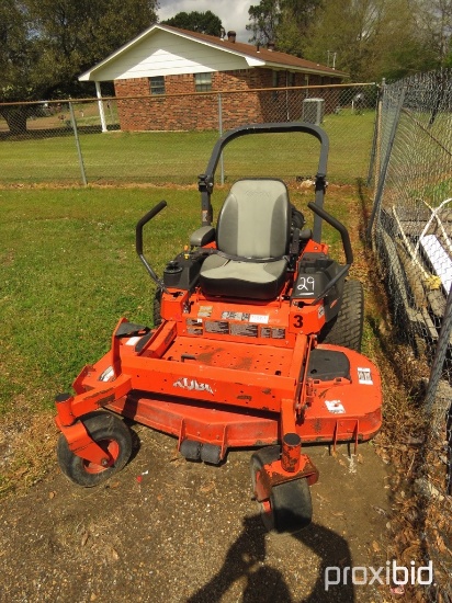 Kubota Z726XK Zero-turn Mower, s/n 12829: 60" Deck, Kawasaki FX801V Eng., M