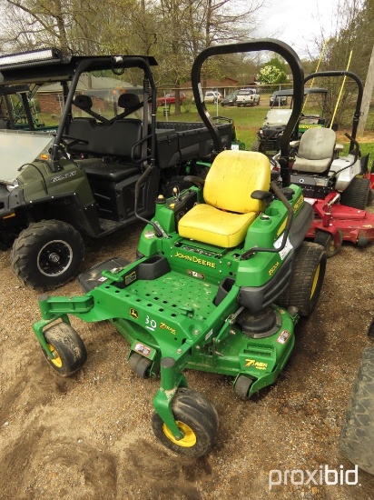 John Deere Z820 Zero-turn Mower, s/n AK010742: Meter Shows 494 hrs