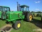 John Deere 4850 Tractor, s/n RW4850P009277: C/A, Rear Duals, 2wd, Meter Sho