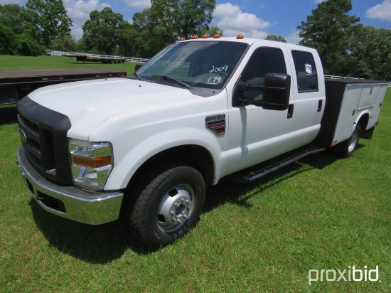 2009 Ford F350 Truck, s/n 1FDWW37R09EA25698: Powerstroke Diesel, Crew Cab,