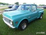 1972 Chevy Cheyenne Super 10 Pickup, s/n CCE1421124367: Original 454 Eng.,