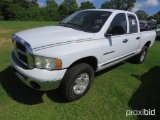 2005 Dodge Ram 1500 4WD Pickup, s/n 1D7HU18N55S132444: Crew Cab, Odometer S