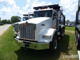 2015 Kenworth T800 Tri-axle Dump Truck, s/n 1NKDL40X1FR471302: Cummins ISX1