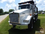 2015 Kenworth T800 Tri-axle Dump Truck, s/n 1NKDL40X8FR471300: Cummins ISX1