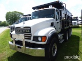 2006 Mack Granite CV713 Tri-axle Dump Truck, s/n 1M2AG11CX6M029095: Mack En