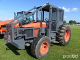 Kubota M105S MFWD Tractor, s/n 53504: Forestry Pkg., Cable Winch, 2 Hyd. Re