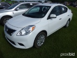 2013 Nissan Versa, s/n 3N1CN7AP3DL849778: 4-door, Auto, Odometer Shows 37K