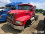 2001 Mack CH613 Truck Tractor, s/n 1M1AA14Y11W136904 (Salvage): T/A, Mack 4