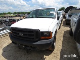 2000 Ford F250 Pickup, s/n 1FTNF20LXYEA84188 (Salvage): Odometer Shows 141K