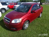 2011 Chevy Aveo LT, s/n KL1TD5DE5BB113249 (Title Delay): Auto, Odometer Sho