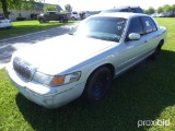 2000 Mercury Grand Marquis GS, sn 2MEFM74W2YX603260: 4-door, Odometer Shows