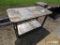 Heavy-duty 30x57 Welding Shop Table w/ Shelf