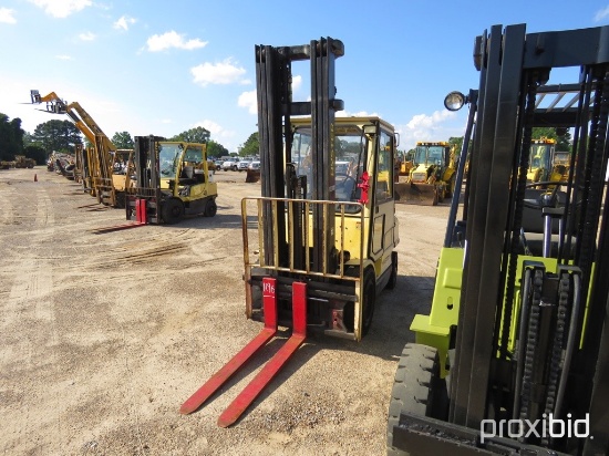 Hyster 50 Forklift, s/n H177B15460X: LP Gas, Encl. Cab, Meter Shows 1616 hr