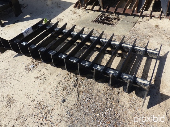 Root Rake for Skid Steer