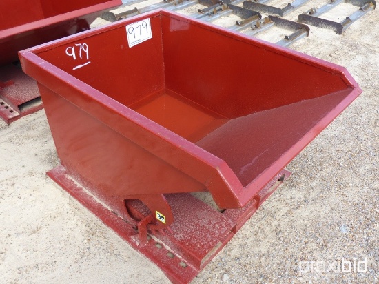 Standard-duty 1/2 cu yd Stackable Self-dumping Hopper: 4000 lb. Cap.