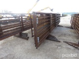 (10) Heavy-duty Stock Panels and (1) Gate: Panels are 24' Long, 66