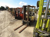 Hyster S50XM Forklift, s/n D187V02926T: LP Gas, 4950 lb. Cap.