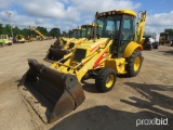 2005 New Holland LB75B 4WD Extendahoe, s/n 031054232: Encl. Cab, 4-in-1 Loa