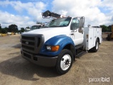 2004 Ford F750 Mechanics Truck, s/n 3FRXF75304V600199: Cat Diesel Eng., 6-s