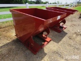 Heavy-duty 1.75 cu yd Self-dumping Hopper: 6000 lb. Cap.