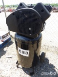 Miller 5hp 30-gal Air Compressor: Oil Lube V-Twin Cast Iron Pump