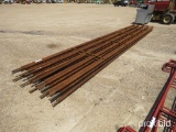 Lot of (5) 4'x24' Continuous Fence Panels