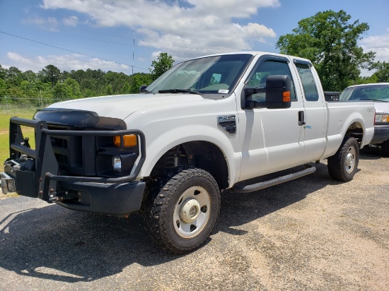 2008 Ford F250 Super-duty XL Pickup, s/n 1FTSX21528ED56720: 4wd, 5.4L V8 Ga