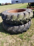 (2) 18.4x38 Rim and Tire