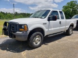 2005 Ford F250 Super-duty XL Pickup, s/n 1FTSX21515EB95756: 4wd, 5.4L V8 Ga