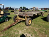 12' Flat Wooden Trailer (No Title)