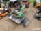 John Deere 220B Walk-behind Reel Mower, s/n X021086: Gas Eng., w/ Dolly