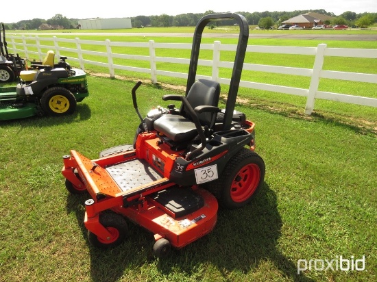 Kubota Z125S Commander Zero-turn Mower, s/n 27045: 54", 25hp Eng., Meter Sh