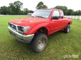 1995 Toyota 4WD Pickup, s/n 4TAVN73F7SZ043907: V6 Eng., 5-sp, Ext. Cab, Odo