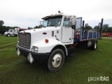 2000 Peterbilt 330 Flatbed Truck, s/n 1NPNHD7X3YS524910: 6-sp., Lift Gate,