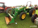 John Deere 5075E MFWD Tractor, s/n PY5075E001026: w/ JD 553 Loader, Meter S
