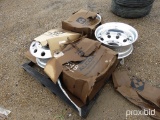 (4) 22.5 Aluminum Truck Rims