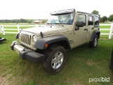 2017 Jeep Sport Wrangler Unlimited 4WD SUV, s/n 1C4BJWDG0HL683179: Auto, Od