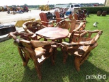 Teak Table and 4 Teak Chairs