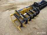 New Heavy-duty 6' Hydraulic Grapple w/ Skid Steer Htich