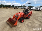 2016 Kubota BX25 4WD Loader Backhoe, s/n 33488: Kubota Diesel, Meter Shows