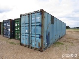 40' Shipping Container, s/n GESU4186080: High Cube