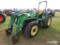 2004 John Deere 5520 MFWD Tractor, s/n LV5520S151532: Front Loader, No Buck