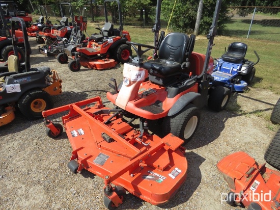 Kubota F3680 Front Deck Mower, s/n 16854: 72" Deck, Diesel, Meter Shows 127