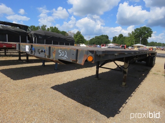 48' Flatbed Trailer (No Title - Bill of Sale Only): T/A