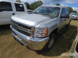 2011 Chevy 2500HD 4WD Pickup, s/n 1GC1KVCG6BF101001: 4-door, 6.0L Vortec En