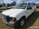 2007 Ford F250 XL Pickup, s/n 1FTNX20527EA54941: Ext. Cab, Gas Eng., Auto,