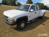 2001 Chevy 3500 Truck, s/n 1GCJL3901F110347 (Rebuilt Title): Ext. Cab, Vort