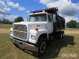 1987 Ford L8000 Tandem-axle Dump Truck, s/n 1FDYU80U2HVA20589 (Title Delay)