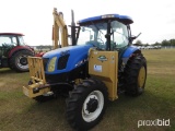 New Holland TS100A MFWD Tractor, s/n ACP219209: Cab, 3PH, Drawbar, 2 Hyd. R