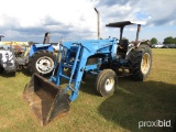 Ford 6640 Powerstar SL Tractor, s/n BD8257: 2wd, Diesel, Front Loader w/ Bk